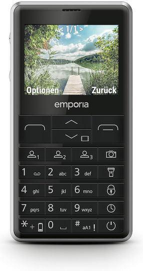 Emporia M76 Single SIM Κινητό με Κουμπιά Μαύρο