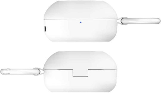 3MK FlowBuds 6.0 Bluetooth Handsfree Ακουστικά με Θήκη Φόρτισης Λευκά