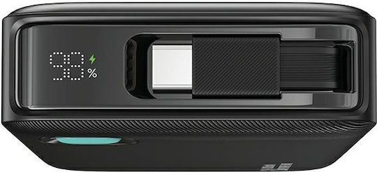 Usams CD224 Power Bank 10000mAh 20W mit USB-A Ausgangsanschlüsse und USB-C Ausgangsanschlüsse Lila