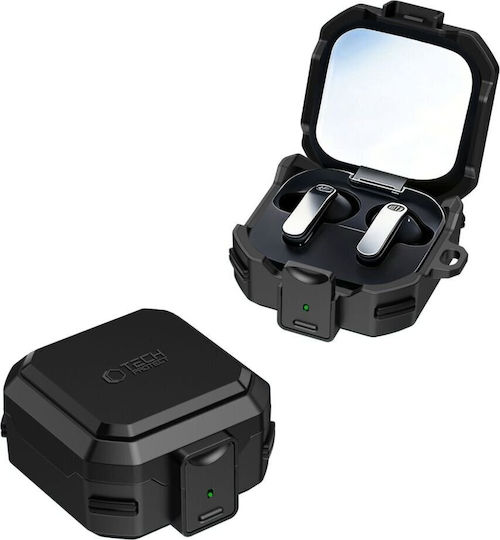 Tech-Protect Carbonox Magsafe Silicone / Plastic Case in Black for Samsung Galaxy Buds 4 / 4 Pro