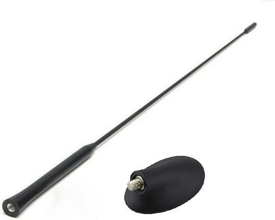 Fabas Luce Car Antenna Roof Threaded 55cm for Ford Transit/Mondeo/Fiesta/Focus for Radio in Black Color