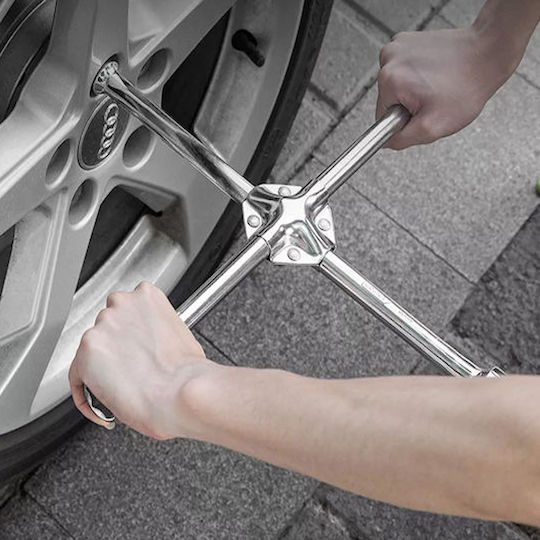 Kreuz-Autoreifen-Schraubenschlüssel 17/19/21 und 23mm