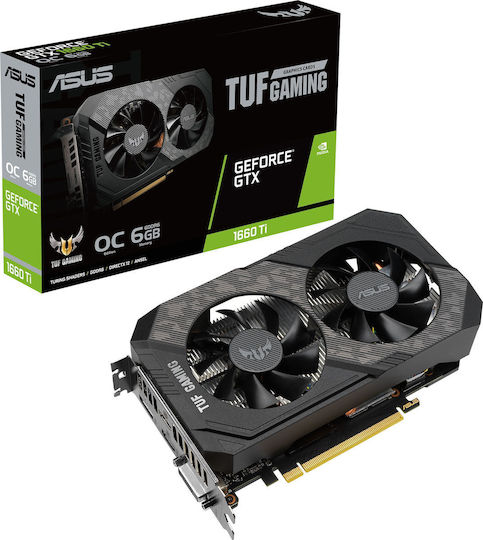 Asus GeForce GTX 1660 Ti 6GB GDDR6 TUF Gaming EVO OC Grafikkarte