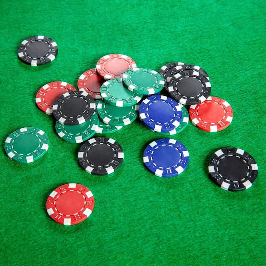Casino Set von 200 nummerierten Pokerchips