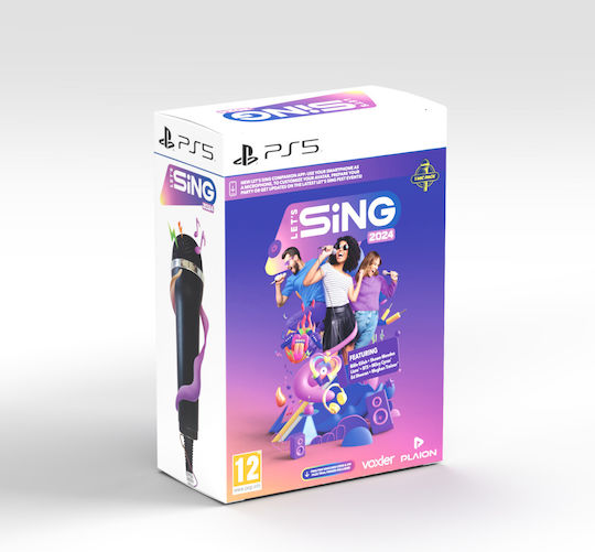 Let's Sing 2024 & 1 Mic Bundle PS5 Game