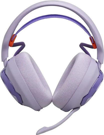JBL Quantum 650 Ασύρματο Over Ear Gaming Headset με σύνδεση Bluetooth / USB Μωβ