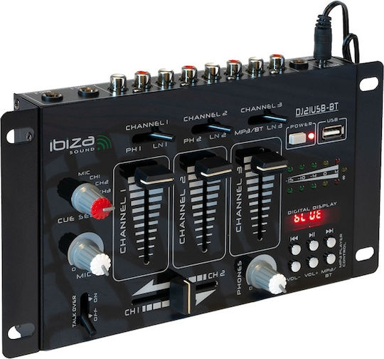 Ibiza Sound Миксер Караоке DJ21USB Черен