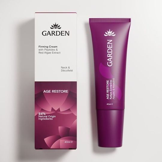 Garden Age Restore Ενυδατική & Συσφικτική Κρέμα Λαιμού & Ντεκολτέ Ημέρας με Κολλαγόνο & Ceramides 40ml