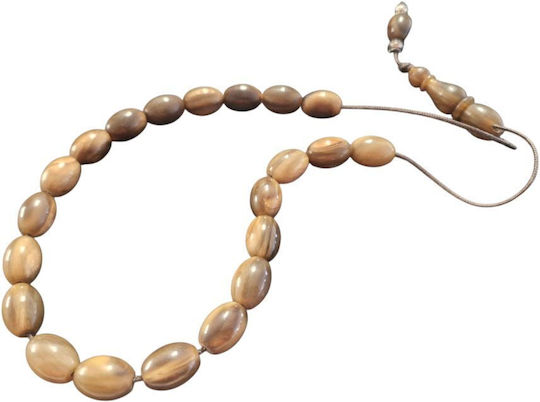Horn Worry Beads with 21 Beads 1.4cm