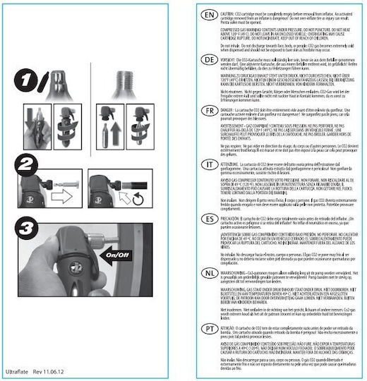 Genuine Innovations Ultraflate Mini Τρόμπα Αμπούλας Χεριού