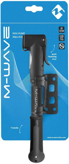 M-Wave Double Shot B 470337 Pump Air Pump Hand with Manometer