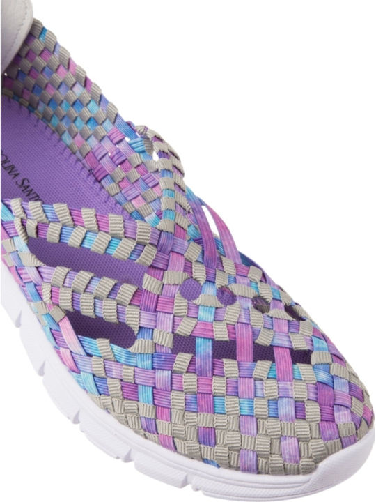 Women's Ballerina Shoes In Purple Colour