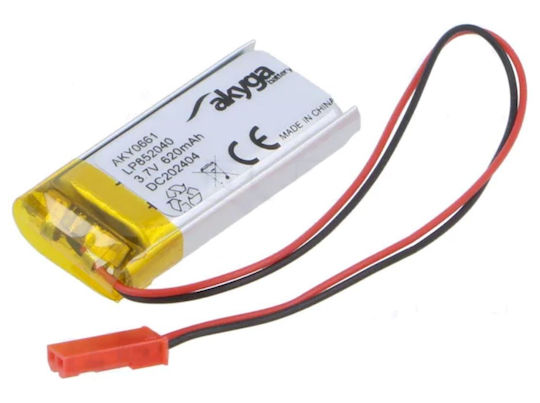 Baterie Li-po 3.7v 620mah 8.5x20x40mm