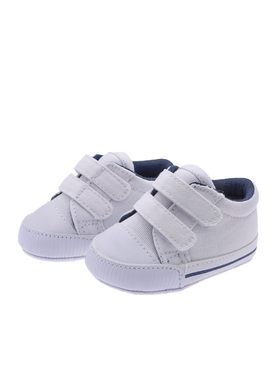 Adidași Copii Cu Închidere Hoop & Loop Albi