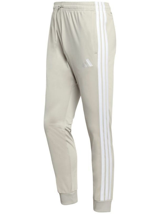 3-Stripes Трико Долнище на Анцуг Лъскаво Бежово