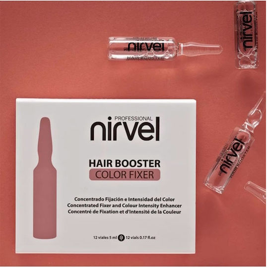 Nirvel Hair Booster Color Fixer Hair Ampoules Color Enhancement 12x5ml