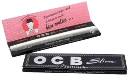 Ocb Premium Листчета за свиване на цигари Slim King Size 32 листове 1бр