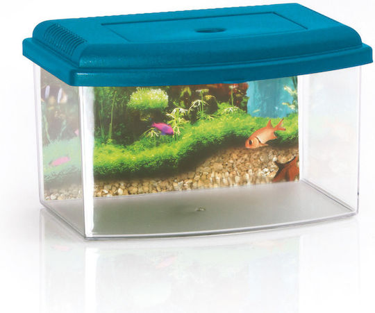 Georplast Fish Aquarium Capacity 5.5lt with 28x20x17cm Beige