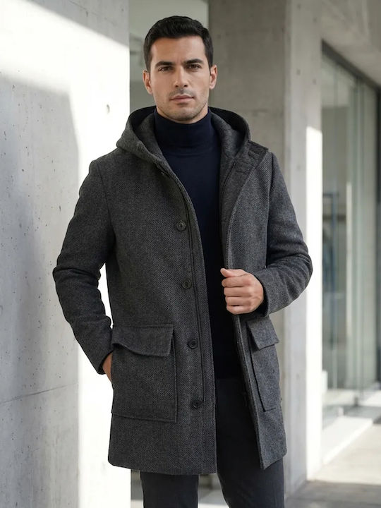 Men's Coat Light Gray