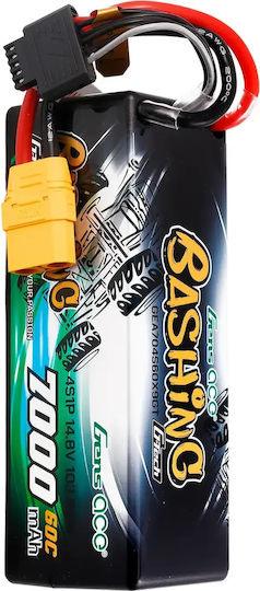 Gens Ace Bashing Μπαταρία Li-Po 14.8V 7000mAh 60C 4S XT60 για Τηλεκατευθυνόμενο