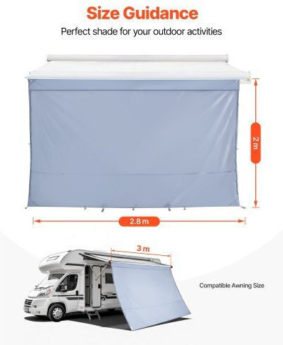 Vevor Προέκταση για Σκηνή Camping 280x200εκ.