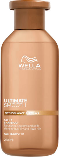 Wella Make It Smooth Hair Care Set Anti-Frizz for Frizzy Hair with Shampoo & Serum 2 Pieces