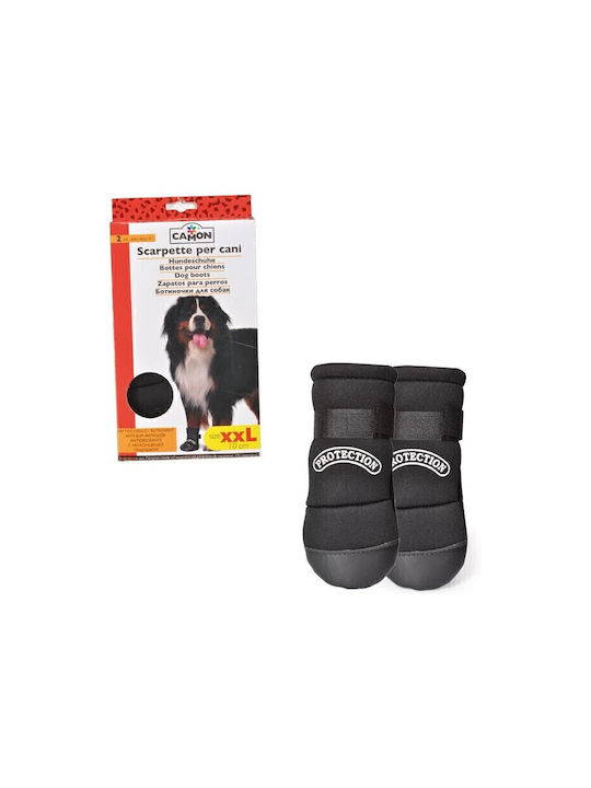 Camon Dog Shoes in Black Color 4pcs