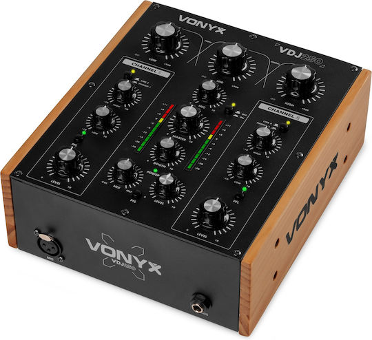 Vonyx VDJ250 172.756 Digital Mixer 2 Channels