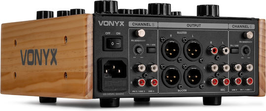 Vonyx VDJ250 172.756 Digital Mixer 2 Channels