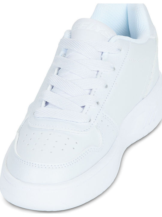 Παιδικά Sneakers με Ροδάκια Λευκά