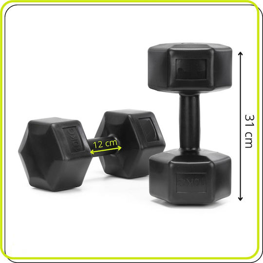 Hanteln Sechseck 1 x 10kg