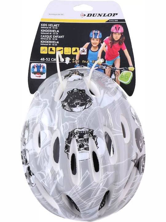 Dunlop Kinderfahrrad- / Rollerhelme Fahrrad / Scooter City Grey Scull
