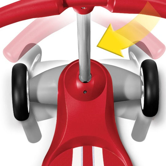 Radio Flyer Scuter Copii My First Scooter Sport 3 Roți Pentru 3-6 Ani Roșu