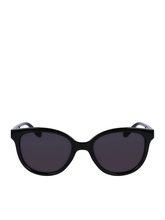 Liu Jo Women's Sunglasses with Black Plastic Frame and Black Lens