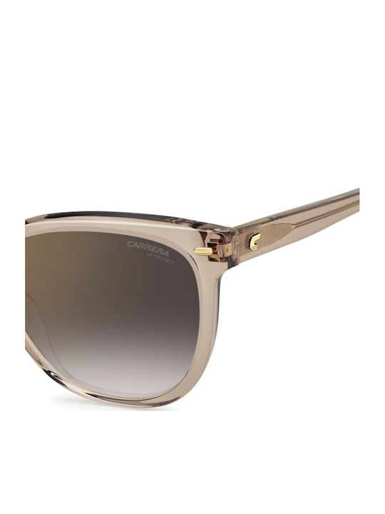 Carrera Ochelari De Soare Pentru Femei Cu Ramă Bej Din Plastic Și Lentile Gri Degrade 3043/S FWM/FQ