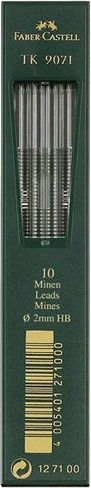 Faber-Castell 10 Μύτες Μολυβιού Πάχους 0.2mm Τύπου HB