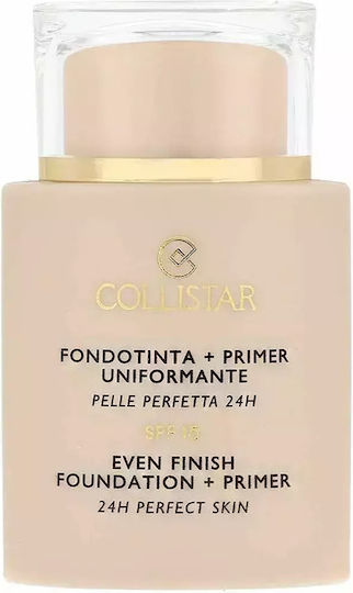Collistar Even Finish Foundation+Primer 24H Perfect Skin SPF15 5 Amber 35ml