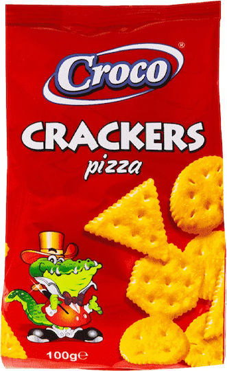 Croco Crackers με γεύση Pizza 100gr