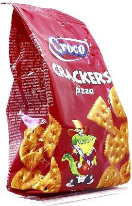 Croco Crackers με γεύση Pizza 100gr