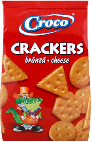 Croco Crackers with flavor Cheese 100gr
