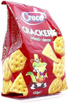 Croco Crackers with flavor Cheese 100gr