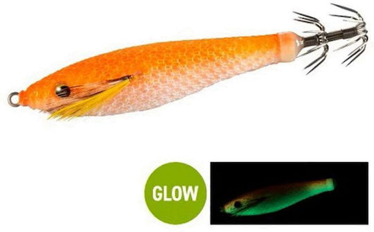 Squid Jig Shimano Sephia Sui Sui Stick 80 Flash Boost 80mm 4.5gr Orange Glow