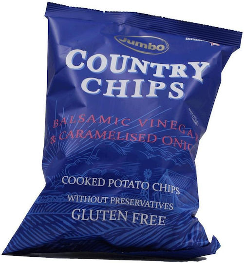 Ohonos Snack Chips Jumbo Country With Balsamic Vinegar & Caramelized Onion Flavor Gluten Free 150gr