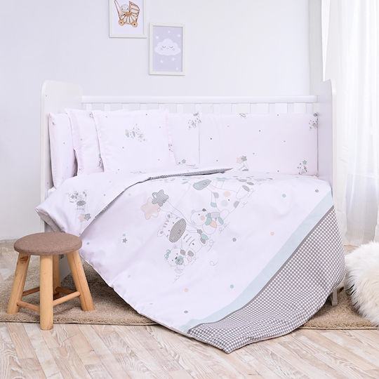 Lorelli Σет За Количка Smile Bear Gray 6бр