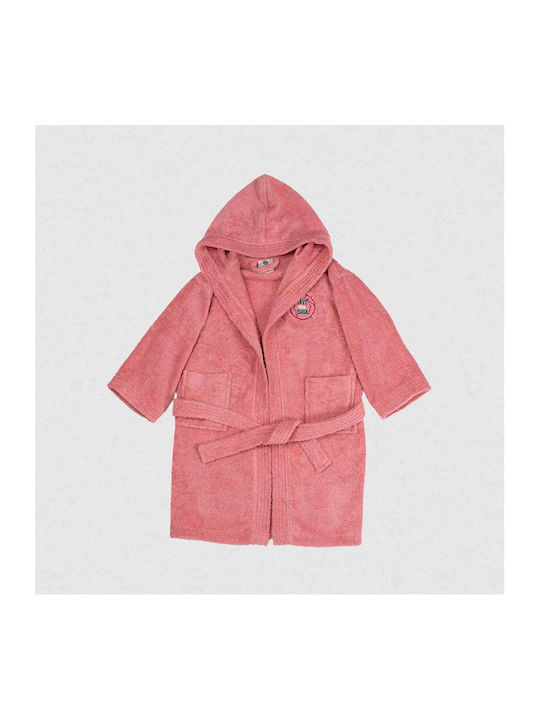 Sunshine Kids Hooded Bathrobe Coral