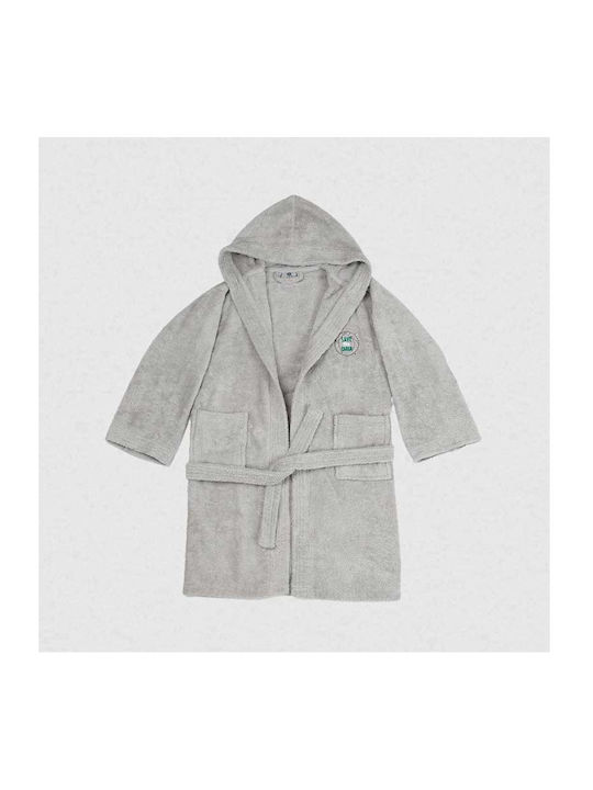 Sunshine Kids Hooded Bathrobe Grey