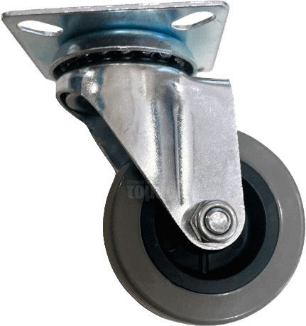 Import Hellas Furniture Wheel Metallic Nickel Matte 5x5cm