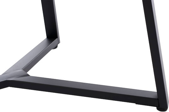 Freebox Stand de masă din Metal Negru 112x60x72cm