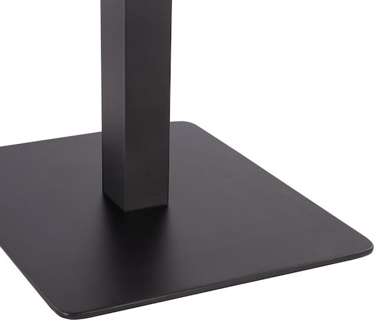 HomeMarkt Βάση Τραπεζιού Μεταλλική Μαύρη 40x40x72cm