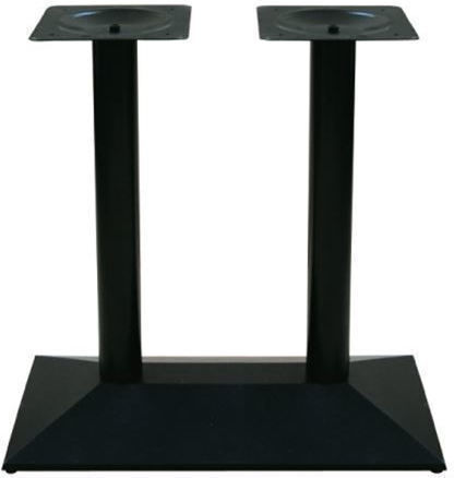 Woodwell Pyramid Table Stand made of Cast Iron in Black Color 73x40x72cm